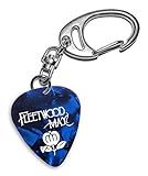 Fleetwood Mac Band Logo Gitarre Plektrum Blue Pearl Keyring Schlüsselanhänger (H)