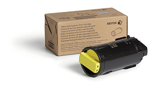 Genuine Xerox Yellow High Capacity Toner-Cartridge (106R03865) - 5,200 Pages for use in VersaLink C500/C505