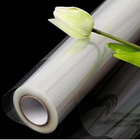 Vanhench 32" x 50' Clear Cellophane Wrap Cover