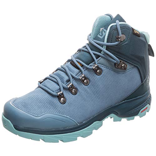 Salomon Women's Outback 500 GTX Backpacking Boots, Bluestone/Reflecting Pond/Nile Blue, 9
