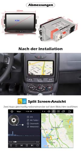Erisin 8 inch 8-core 4GB + 64GB Android 11 autoradio met GPS navigatie voor Renault Dacia Duster Logan Dokker Lodgy… - Image 3