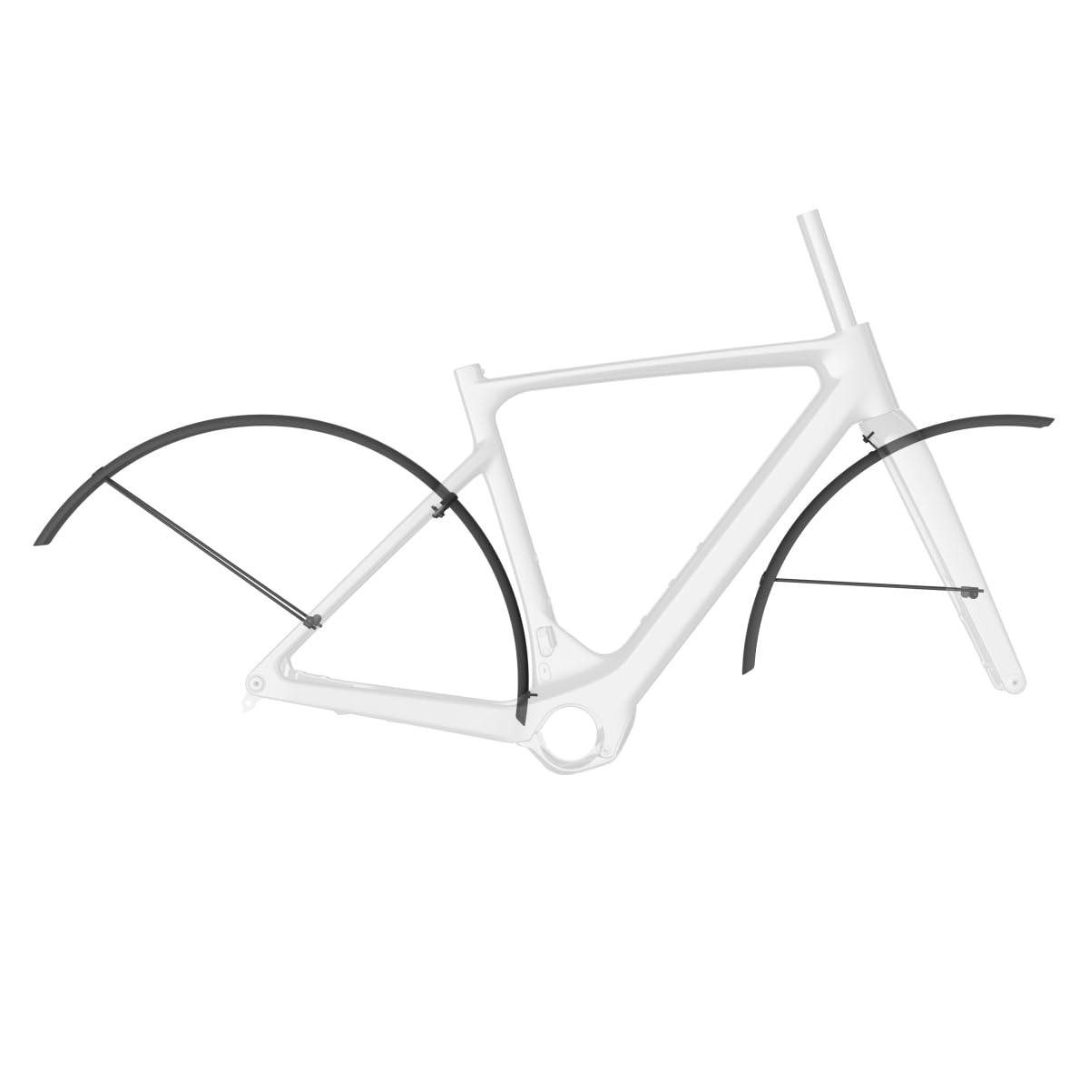 Syncros Fahrrad Schutzblech Set für Solace Gravel eRide schwarz