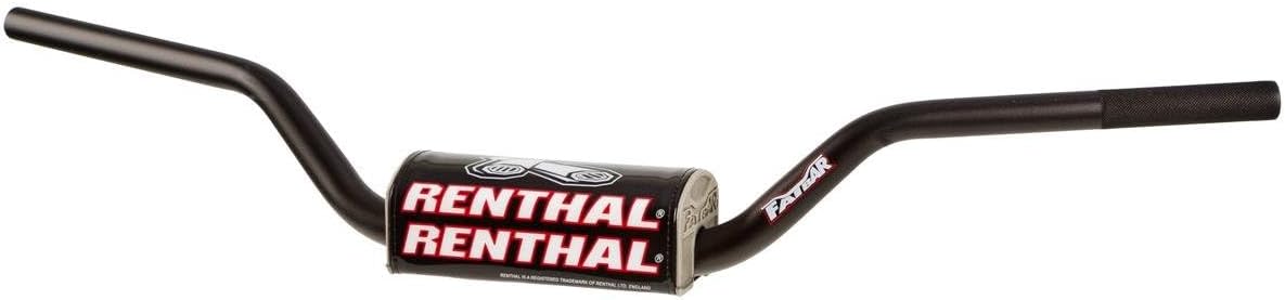 Renthal 609-01-BK Fatbar Black 1-1/8" Aluminum Handlebar