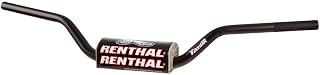 Renthal 609-01-BK Fatbar Black 1-1/8" Aluminum Handlebar - Durable Motocross Essential