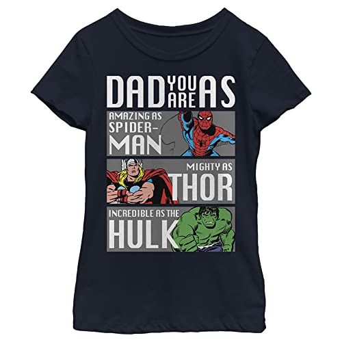 Marvel T-Shirt fille de qualité vêtement mode enfant col rond