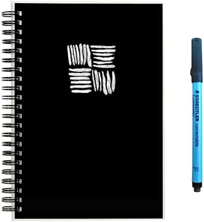 Scrubby Reusable Whiteboard Notebook-Junior Size (5.5" x 8")-Hatch Cover