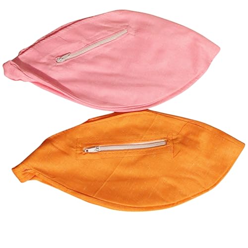 Beautiful Pink And Light Yellow Gomukhi Gomukh Japa Prayer Bag Prayer Beads, Meditation Jaap Bag yoga meditation japa Mala krishna Prayer Beads Bag