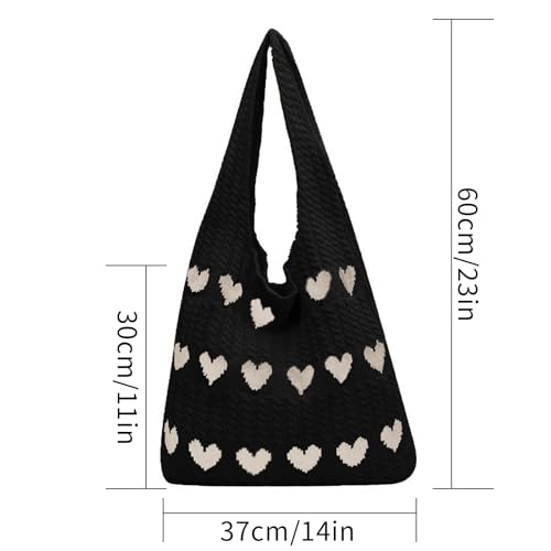 Bolso Tote de Crochet para Mujer miniatura 4