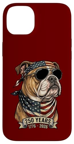 BullDog Patriot 250 Years 1776-2026 �A�����J���� �o���_�i �X�}�z�P�[�X iPhone 14 Plus �p