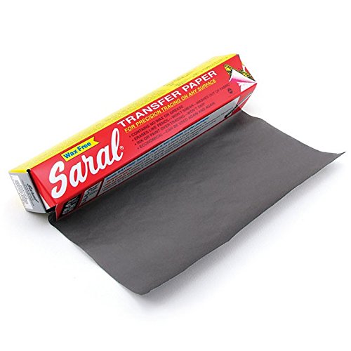 Saral Transfer Paper, Graphite Black, 12" x 12 ft. Roll