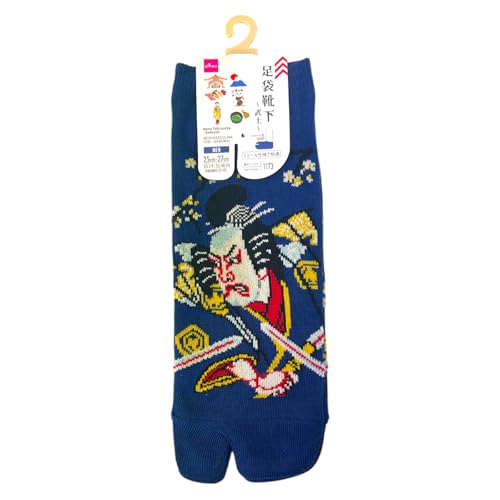 Japan Style Tabi Socks for Split Toe, Comfortable Tabi Toe Socks for Unisex Mt. Fuji, Lucky Cat, Sushi, Sumo, Ukiyoe, Hokusai