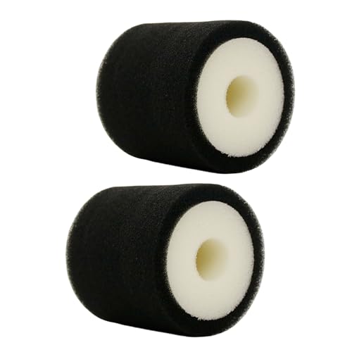 FLMLF Remote Control Car Air Filter Foam Filtration Cotton for ROVAN TSRC Zenoah CY Engine for 1/5 HPI ROFUN KM BAJA 5B 5T Parts (Black 2pcs)