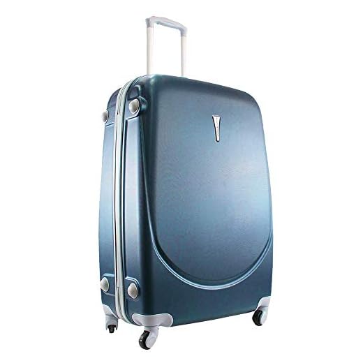 Alexander Maleta Pequeña de Viaje Equipaje Rígida ABS 4 Ruedas y Cerratura Estructura Ligera Cómoda, con Asa Telescópica y Manija, Candado Combinación 20'' 53.5 X 36 X 19 cm, 35L, 2.5 kg