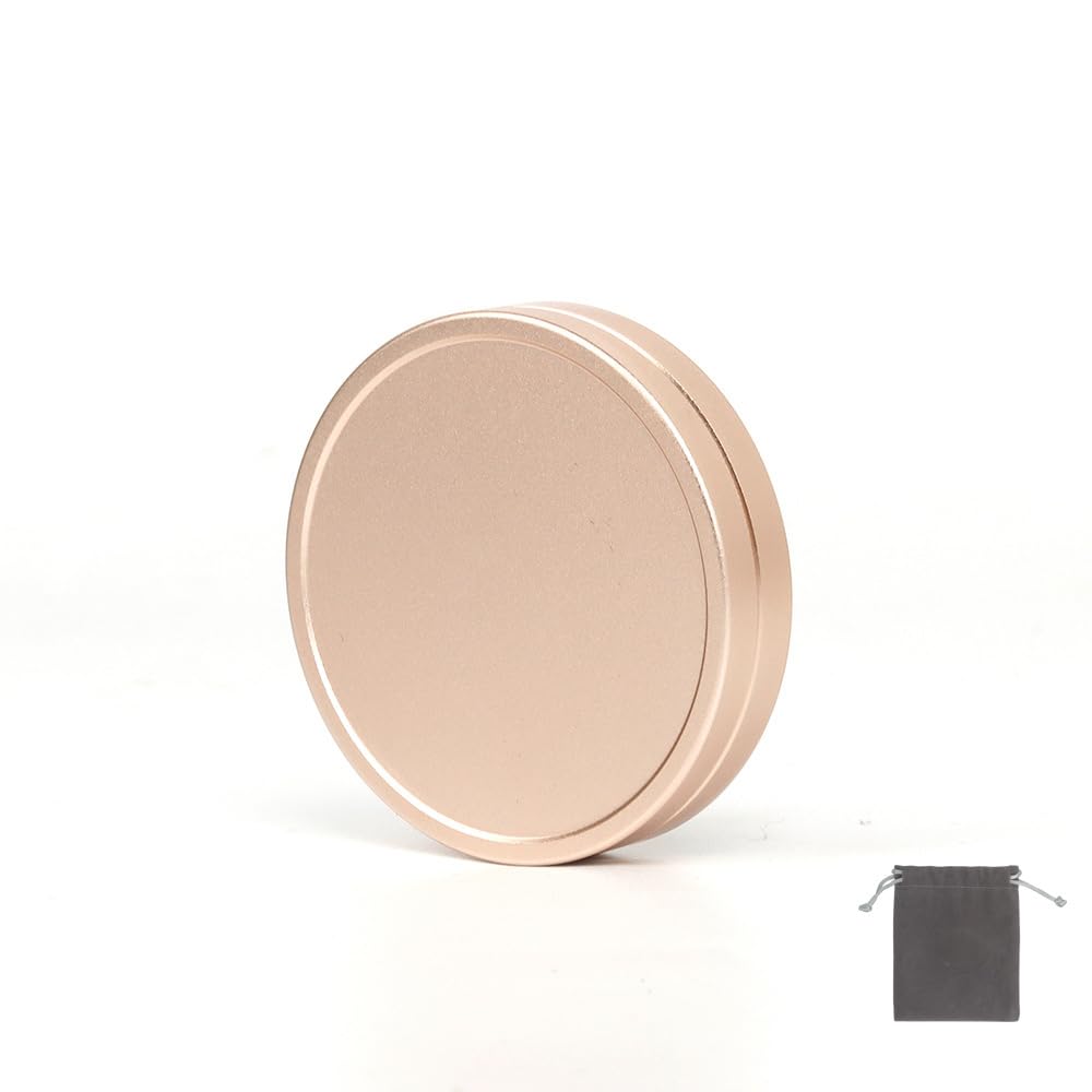 Generic Camera Lens Cap for instax Mini evo Dustproof Aluminum Alloy Lens Cover Waterproof Lens Protective Cover Anti-Scratches Lens Cover Dust Cover Front Cap (Rose Gold)