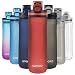 Opard Sports Water Bottle, 20 Oz BPA Free Non-Toxic Tritan Leak-Proof Plastic Water Bottle Container with Filter for The Gym Outdoors Running (Red, 20oz/600ml)