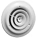 American Metal Products 1500W6 6-Inch White Round Ceiling Diffuser Ceiling, Wall & Floor Diffusers