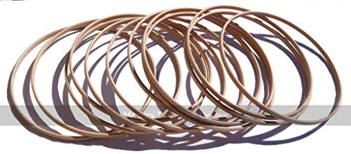 Masters Traditional Games Set of 10 Wooden Hoops for Hoopla (25cm Diameter)