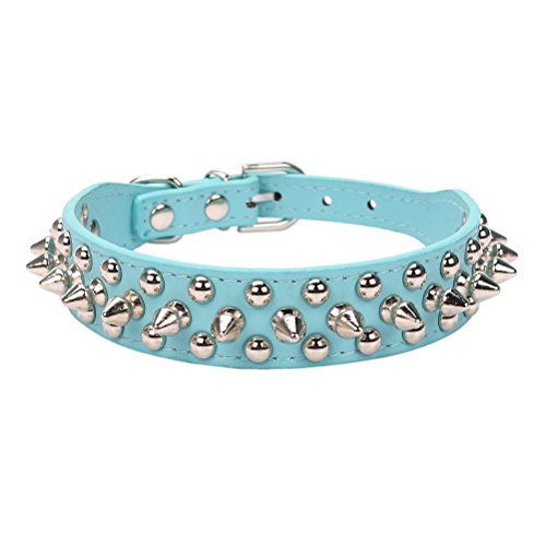 Collares para cachorros que evitan tirones con piel sintética suave de setas 3