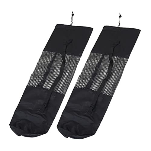 KOMBIUDA 2Piezas Bolsa de Almacenamiento de Estera de Yoga Portátil y Resistente Desgaste Gimnasio Correa de Hombro