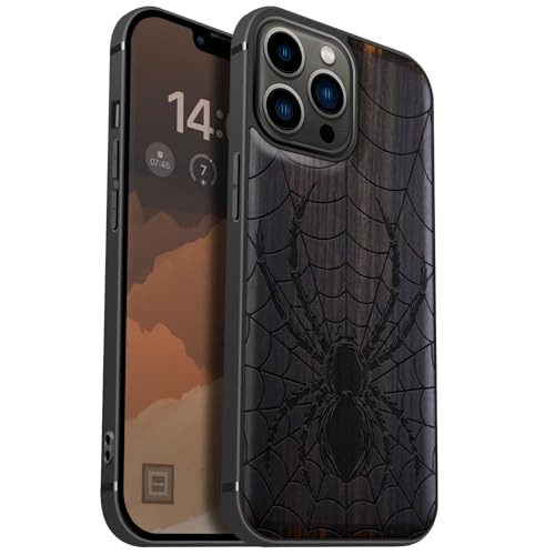 Coque bois iPhone 13 Pro Max antichoc résout les glissades et protège