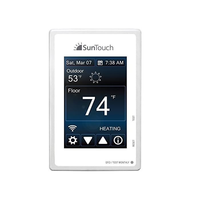 Buy SunTouch Connect WiFi enabled Touchscreen Programmable Thermostat