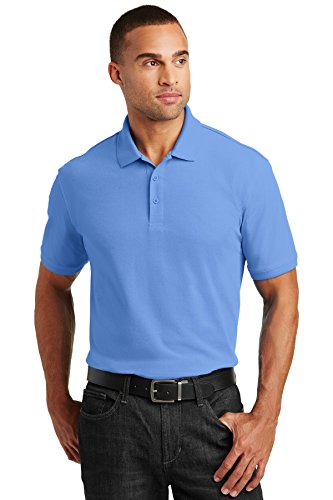 Port Authority Core Classic Pique Polo. K100 Carolina Blue L