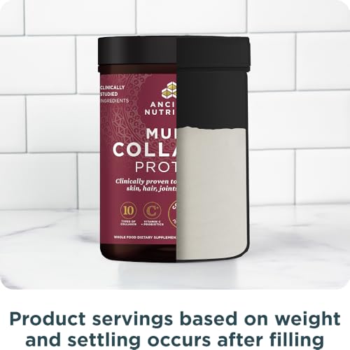 Ancient Nutrition Multi Collagen Peptides Powder 40 Servings, Unflavored — view 8
