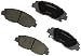ACDelco 14D465ACH Advantage Ceramic Front Disc Brake Pad Set