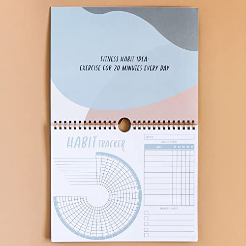 Lamare Habit Tracker Calendar - Inspirational Habit Journal With Spiral Binding - Daily Habit Tracker Journal And Goal Board - Motivational Goal Journal - Great Productivity Tool And Workout Calendar #TOP3