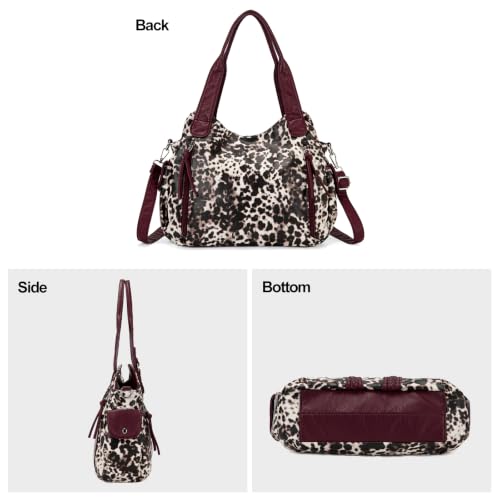 Image of Montana West Hobo Bag Soft Handbag with Crossbody Strap | Everyday Use Purses for Women, Large Capacity Handbag, Casual Hobo Bag
