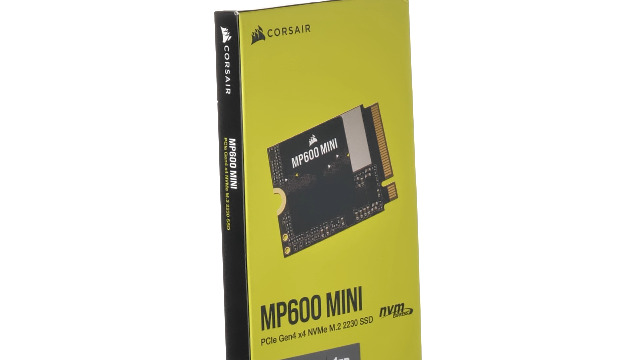 Corsair MP600 Mini 1TB M.2 NVMe PCIe x4 Gen4 2 SSD – M.2 2230 – Up