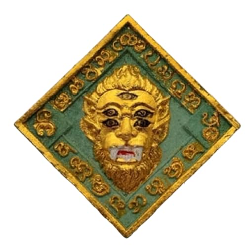 Goodluck in Lotto Gasino Amulet 4 Ears 5 Eyes Si Hu Ha Ta Holy Lucky Wealth Money Rich Magic Eyes Amulet See Hoo Ha Dtaa 4 ears 5 eyes Magic Pendant by Arjan Subin