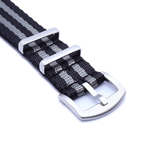Image of WAMD Seat Belt NATO Watch Straps /Bands - 18mm,20mm,22mm and 24mm Nylon Watch Straps for Watches - Multicolour Options