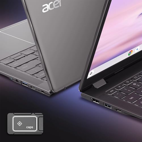 Image of Acer Chromebook Plus 514 Laptop (14 inch FHD+ Touchscreen, Intel 8-Core i3-N355, 8GB RAM, 512GB SSD) Education, K12, Students & Business, 1080p Webcam, Backlit, Lightweight, Long Battery Life, Chrome OS