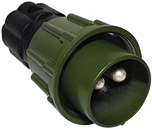 SERTPLAS NATO Stecker 2 Polig 35mm² inkl.Kontaktbuchse mit Kontaktstift Olivgrün VG96917