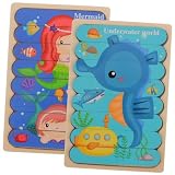Puzzle en bois montessori : la capacité d'observer et de penser et favorise fin des doigts, d'apprentissage interactif