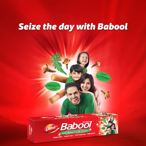 Image of DABUR Red Paste 300G & Babool Ayurvedic Toothpaste, Oral Care -300G | Supersaver Combo Pack