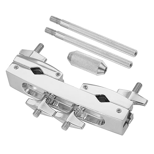Levemolo Drum Music Instrument Part Cowbell Clamp Drum Set Accessory Metal Bracket Mounting Clamps for Drums