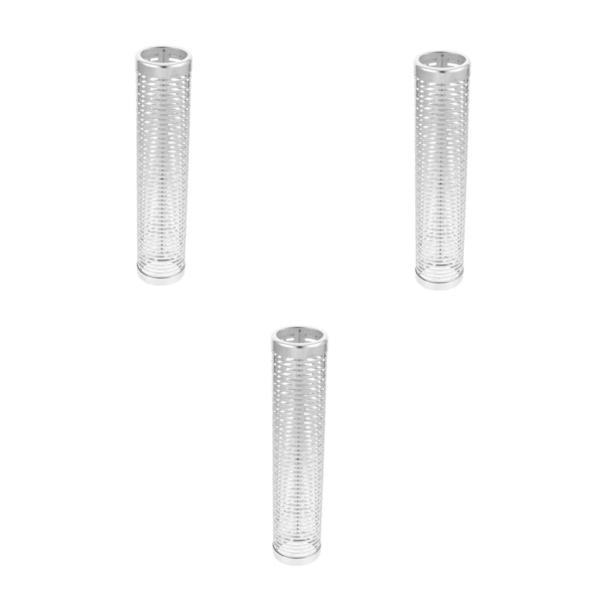 UPKOCH 3 Pezzi barbecue affumicatore smoker bbq accessori barbecue a pellet da compatto per grigliare resistente all'usura Acciaio inossidabile Silver
