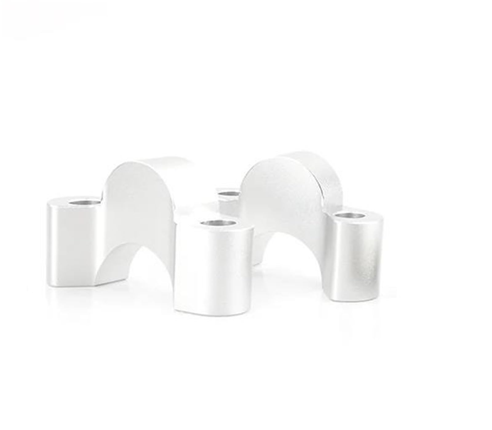 Hdhcscagh Silver For R1200r For R1250r For R1200rs For R1250rs For Lc 2015-2020 Motorcycle Handlebar Riser Clamp Adapter Mounting Kit Handlebar Clamps Risers(Silver)