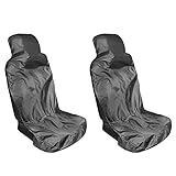 Mehrzweck-Sitzbezüge Vordersitze: Universeller schonbezüge auto für die meisten Automarken wie vw, audi, bmw, toyota, ford, mazda, vauxhall, peugeot usw.