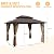 GAZEBEST 10'x12' Hardtop Gazebo Outdoor Aluminum Patio Gazebo Double Roof Galvanized Steel Canopy with Netting and Curtains for Garden, Backyard,Deck and Lawns