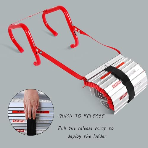 Emergency Fire Escape Ladder 2 Story,15 Ft