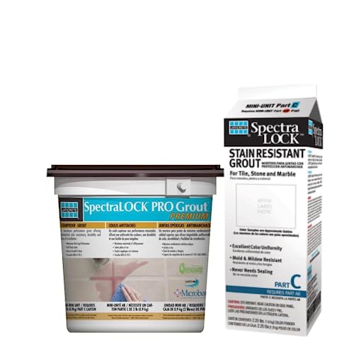 LATICRETE Spectralock Pro Premium Grout Mini Unit with Part C Powders (Platinum Color)