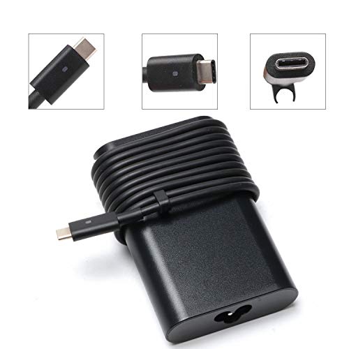 65W Type C (USB-C) Adapter Charger Fit for Dell Latitude 12 5285 5289