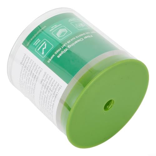 Toallitas de fibra Komshine 100 toallitas no tejidas para uso de fibra desnuda, limpia sin arañazos, más de 600 limpieza (B)