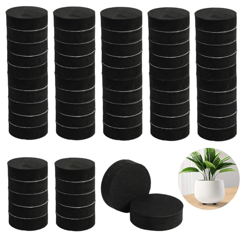 60 Piezas de Pies Invisibles para Plantas y Macetas al Aire Libre, Alfombrilla para Pies De Plantas,Elevadores de Macetas para Evitar Manchas y Mejorar el Drenaje