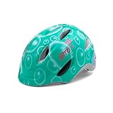 Giro Scamp Youth Recreational Bike Cycling Helmet - Small (49-53 cm), Turquoise Bubbles (Discontinued)