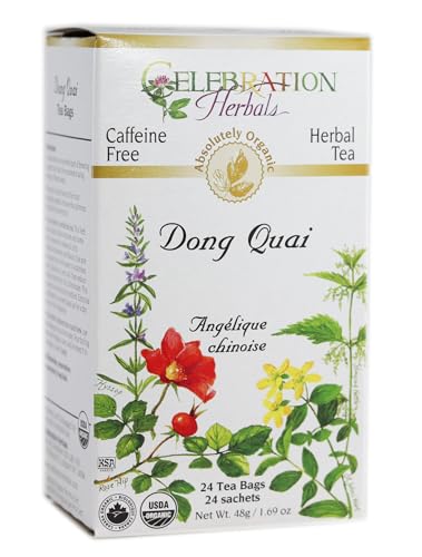 CELEBRATION HERBALS Dong Quai Organic 24 Bag, 0.02 Pound
