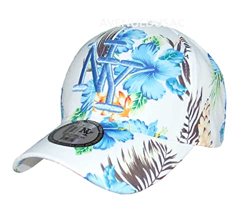 Casquette NY pour Femme T57 Fleurs Bleues- Hip Hop Honour Cover